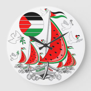 Frihet Global Sumud Flotilla Boats till Gaza Stor Klocka