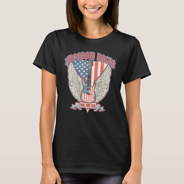 Frihet gör lite buller party t shirt (Framsida)