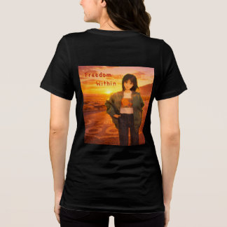 Frihet I Route 66 Dam-T-Shirt T Shirt