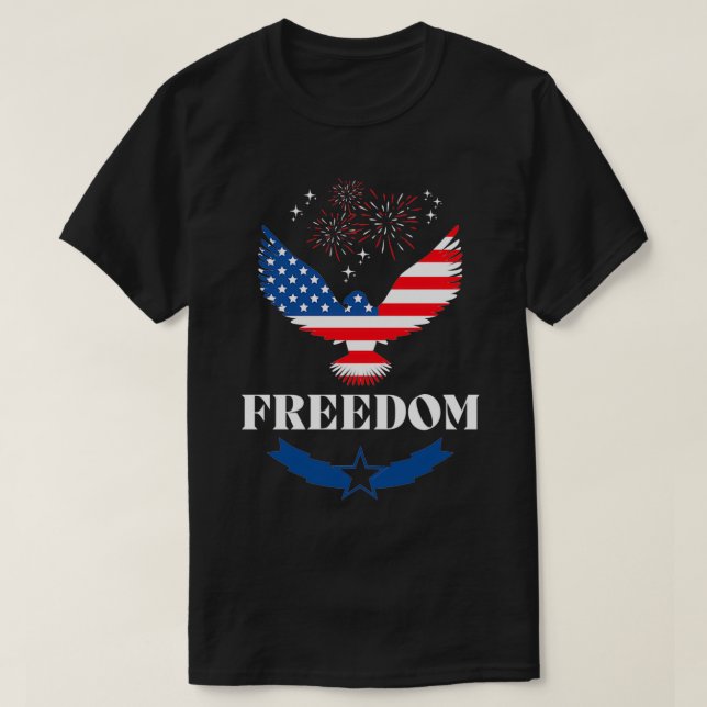 Frihet independence day t shirt (Design framsida)