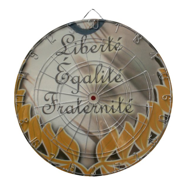 Frihet, jämlikhet, broderskap: en blomstrande fram piltavla (Framsidan)