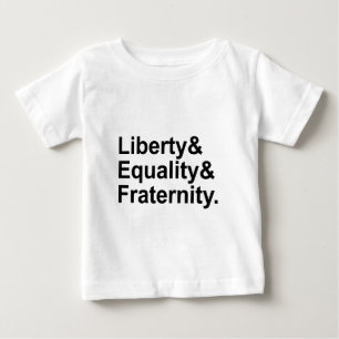 Frihet Jämlikhet Broderskap Franska Republikens va T-shirt