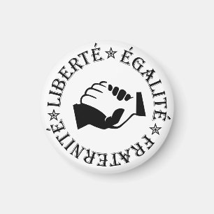 Frihet, jämlikhet, broderskap magnet