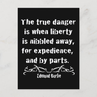 Frihet knapras bort vykort