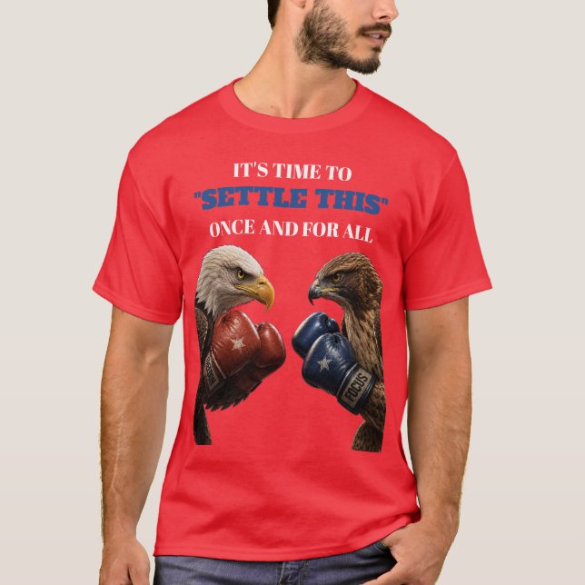 Frihet kontra fokus i ringen t shirt (Framsida)