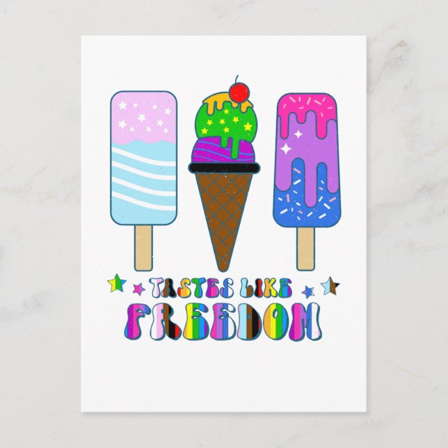 Frihet - LGBTQ+ Jämlikhet Vykort (Framsida)