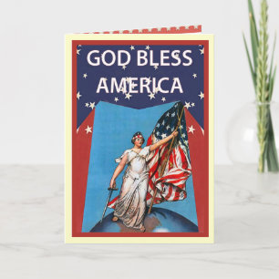 Frihet med stars och stripes kort