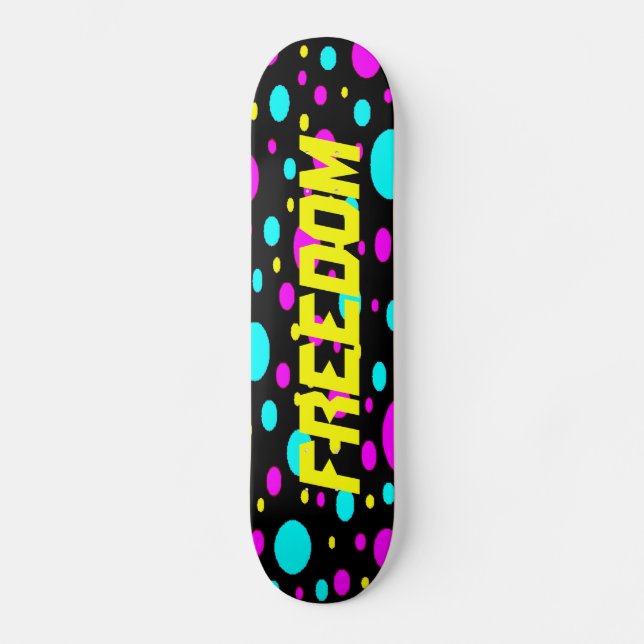 Frihet Mini Skateboard Bräda 18,7 Cm (Framsida)