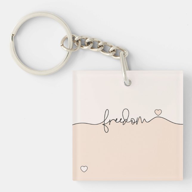 Frihet Minimalistisk Typografi Design (Framsidan)