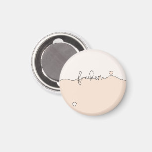 Frihet Minimalistisk Typsnittsdesign Magnet