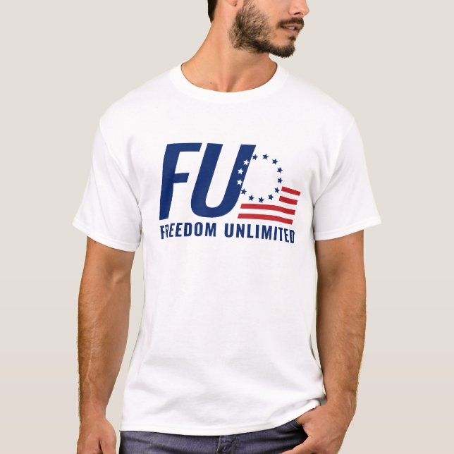 Frihet obegränsad tee shirt (Framsida)