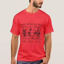 Frihet, Oberoende, Frihet 4 juli T Shirt