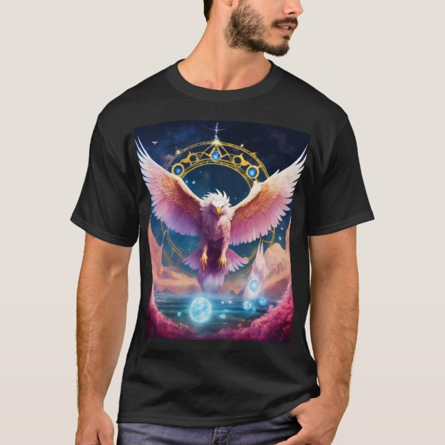 Frihet och ambition: Crystal Eagle Tees T Shirt (Framsida)