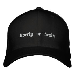 Frihet och död Embroized Hat Broderad Keps