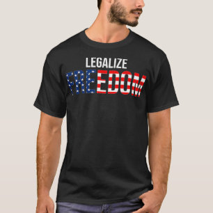 frihet och få ett slut på låsningen t shirt