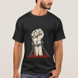 Frihet och fet protestapparat t shirt