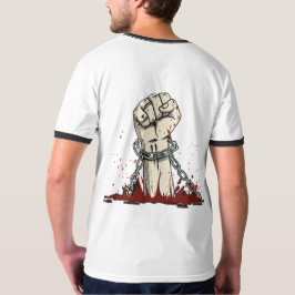 Frihet och fet protestapparat t shirt