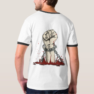 Frihet och fet protestapparat t shirt
