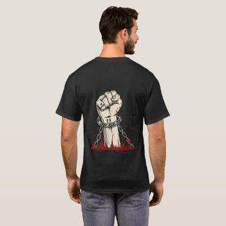 Frihet och fet protestapparat t shirt