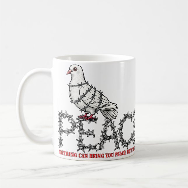 Frihet och fred kaffemugg (Vänster)