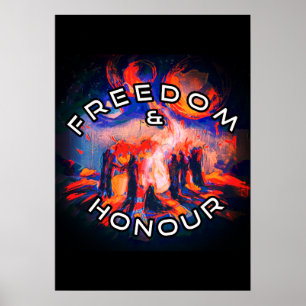 Frihet och heder poster