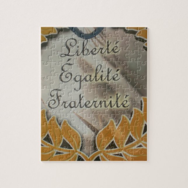 Frihet och jämlikhet - broderskap.png pussel (Vertikal)