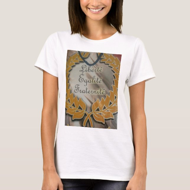 Frihet och jämlikhet - broderskap.png tee (Framsida)
