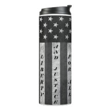 Frihet och rättvisa för alla Tumbler BW