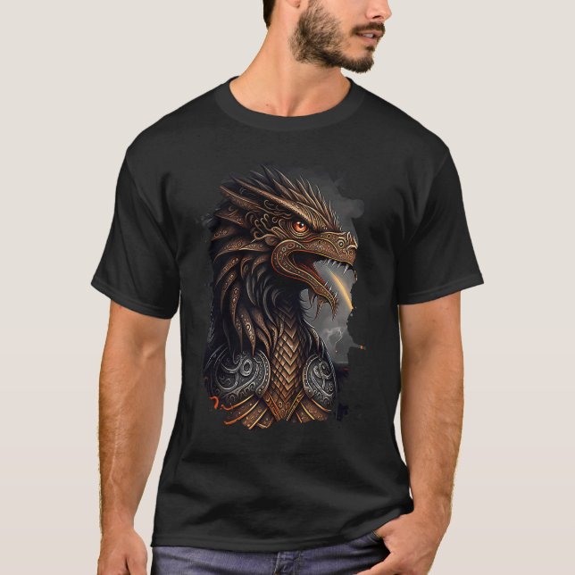 Frihet och styrka i brandörn t shirt (Framsida)