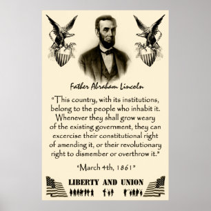 Frihet och union poster