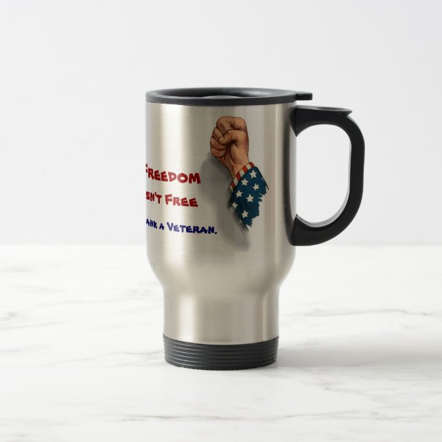 Frihet och veteraner Patriotic Mugg (Höger)