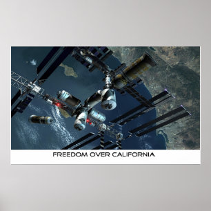 Frihet över Kalifornien Poster