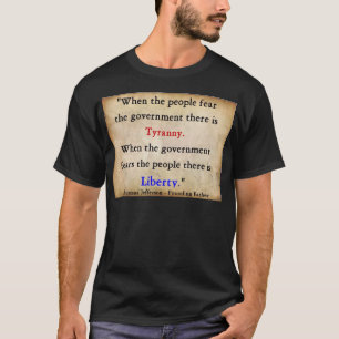 Frihet över Tyranny Tee Shirt