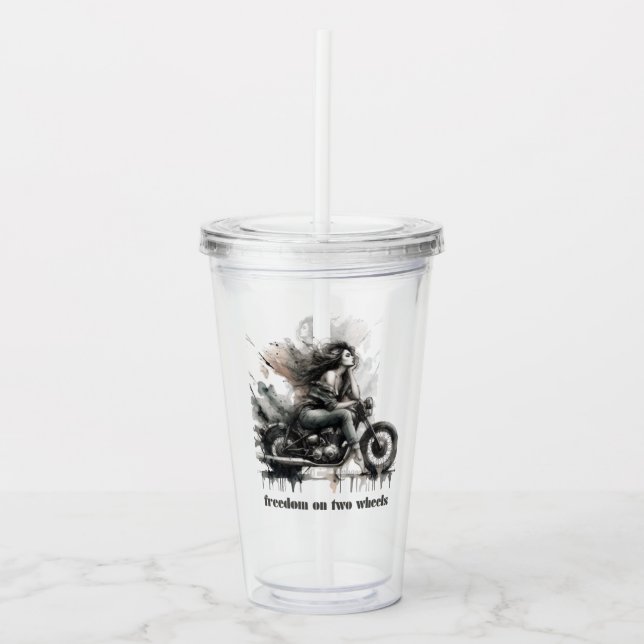 Frihet på två hjul-kopp-körkortsmodeller. take away mugg (Framsida)