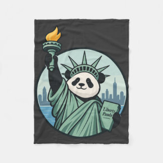 Frihet Panda Fleecefilt