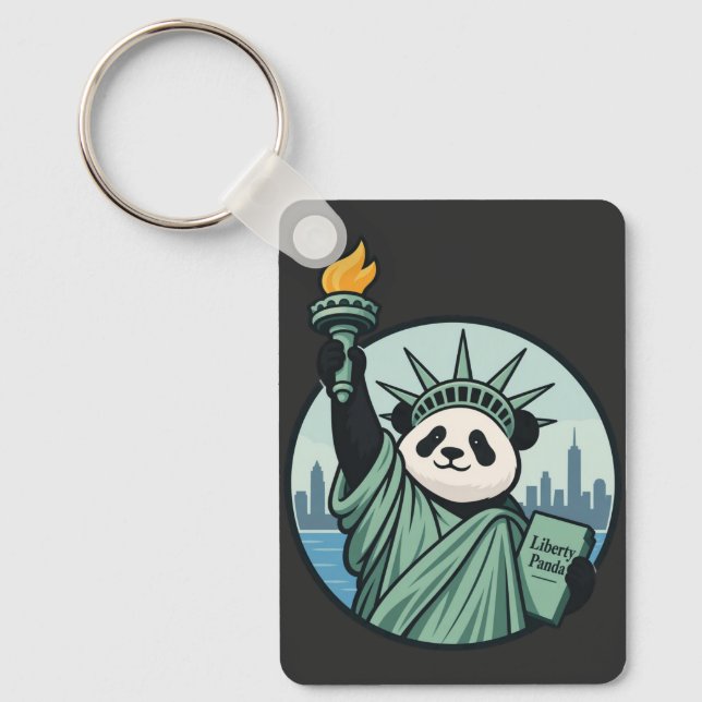 Frihet Panda Nyckelring (Framsida)