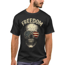 Frihet Patriotisk Dödskalle USA