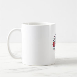 Frihet Patriotisk Fyrverkeri Vektor T-Shirt Design Kaffemugg