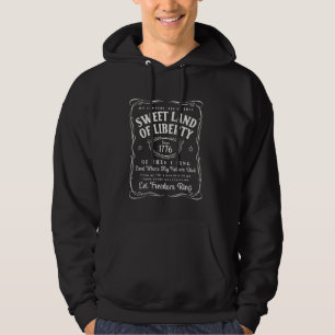 Frihet Patriotisk USA Amerikas förenta stater Hoodie