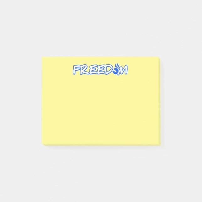 frihet post-it block (Framsida)