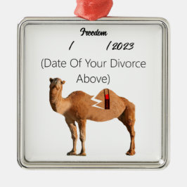 Frihet prydnad julgransprydnad metall