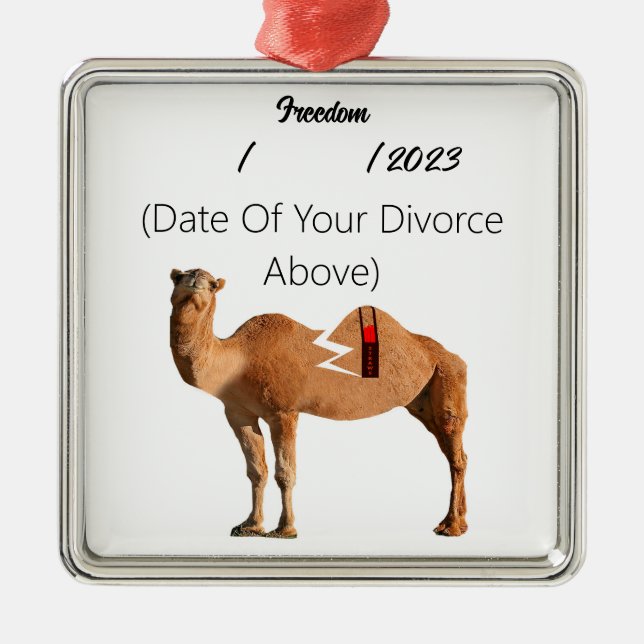 Frihet prydnad julgransprydnad metall (Framsidan)