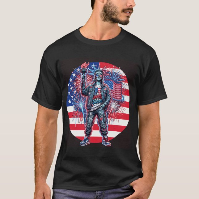 Frihet - Rättvisa - Frihet T Shirt (Framsida)