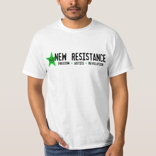 Frihet * rättvisa * revolution t-shirt (Framsida)