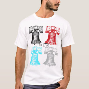 Frihet sätta en klocka på Collage Tee