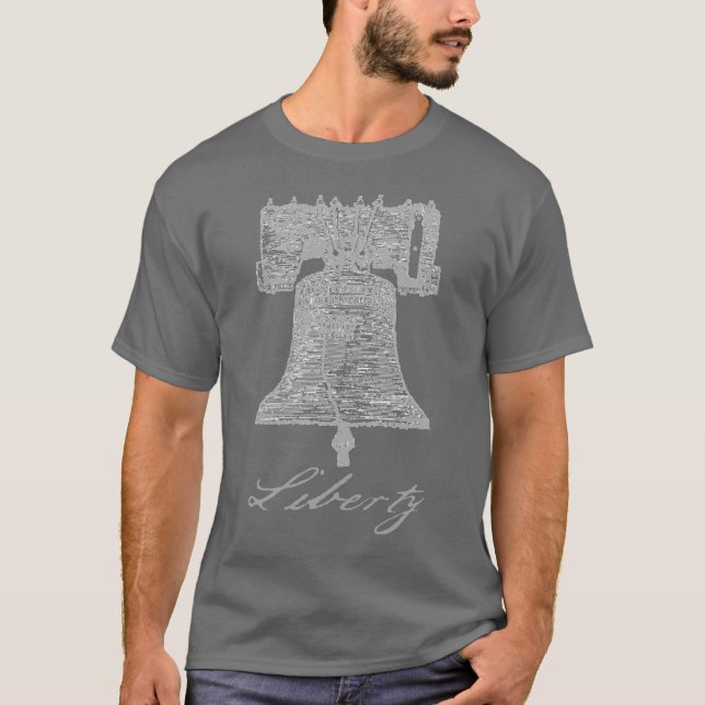 Frihet sätta en klocka på skjortan t shirt (Framsida)
