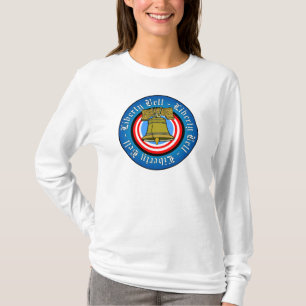 Frihet sätta en klocka på t-shirt