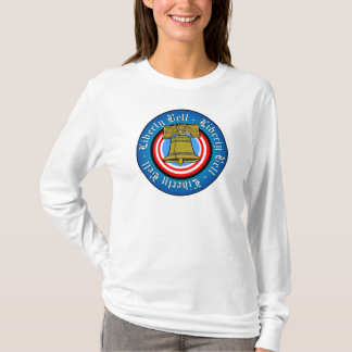 Frihet sätta en klocka på t-shirt
