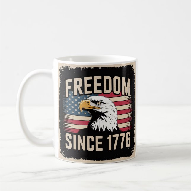 Frihet sedan 1776 Patriotic Mugg (Vänster)