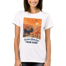 Frihet Ser Bra Ut Canyon T-shirts